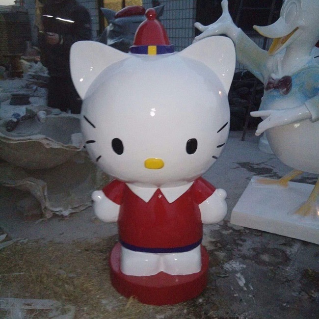 玻璃钢HelloKitty造型雕塑